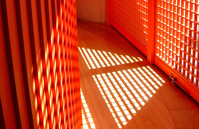 Water temple, interior, Tadao Ando