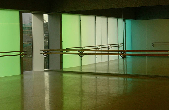 Laban Centre, interior, Herzog & de Meuron