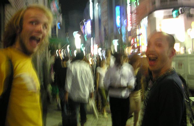 Audun and Tosh in Shibuya