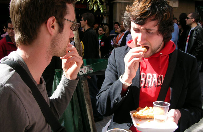 Lunch at Lavapies Market