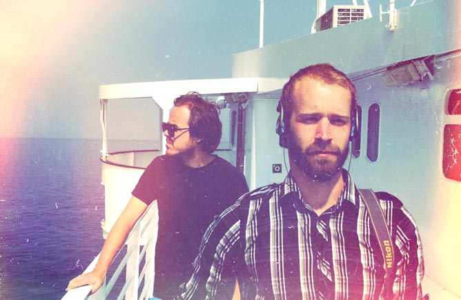 Ivar and Håkon, ferry to Giglio