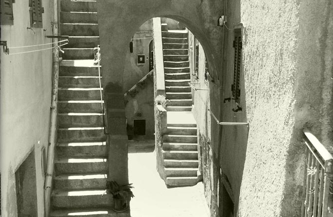 Medieval town on Giglio