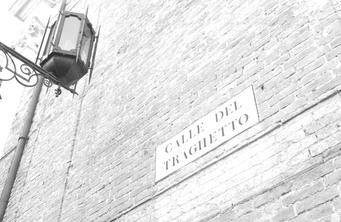 Street Sign, Venice