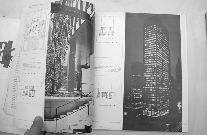 Seagram Building first in print