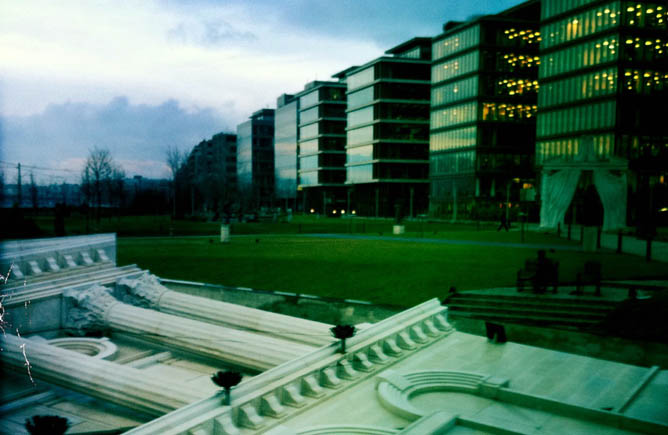 National Theatre, landscaping, unsuccessful