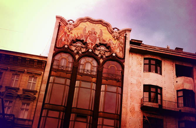 Art Nouveau facade