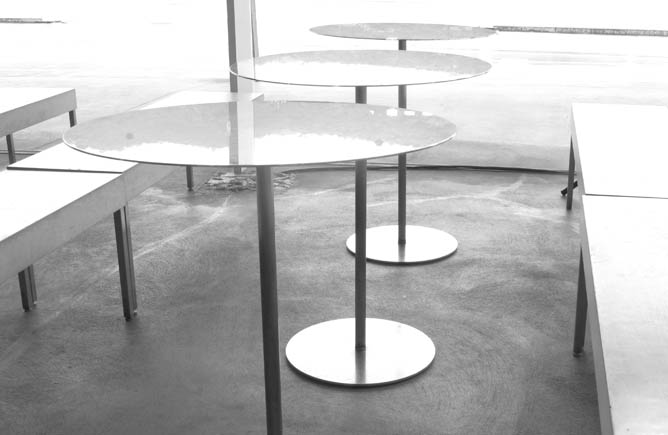 SANAA: Naoshima Ferry Terminal, furniture