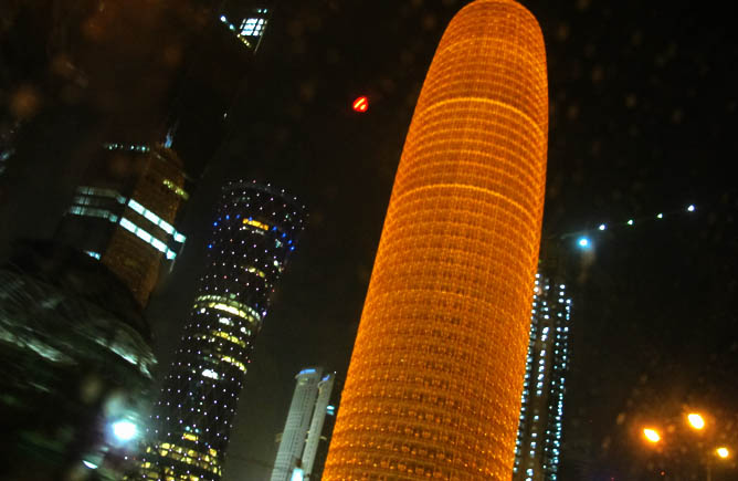 Jean Nouvel: Doha office Tower (aka the metal cock)
